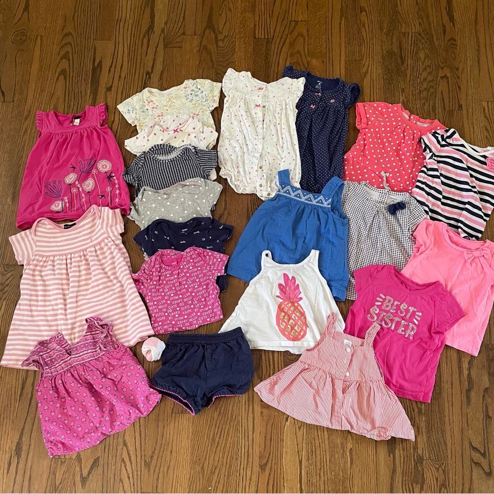 Toddler Girl 12-18 month Summer Lot